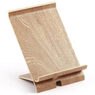 Cathay Importers Bentwood KD Cell Phone Stand - Light Brown-Contemporary design to complement your countertop, table, desk, nightstand. or kitchen. Keeps everything neat and tidy