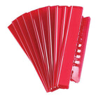 Pendaflex Red Flexible Tabs - 3-1/2" - 25 Pack-Soft plastic tab is designed to allow for easy insertion into hanging folders