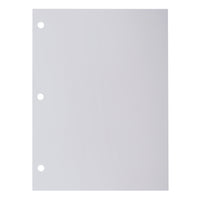 North American Paper Inc. Refill Paper - Plain - 8.5" x 11" - 960 Sheets-Rule size: plain