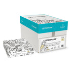 Lettermark Multipurpose Paper - 8.5" W x 11" H - 90 lb - Ivory - 250 Sheets (94268)-Ivory
