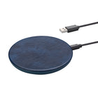 General Supply Goods + Co Vegan Leather Qi 10W Wireless Charger - Navy-Qi wireless certified