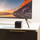 Amazon Fire TV Cube Streaming Device - Black-Internet services supported: Wi-Fi 6E Tri-band. Also supports 802.11a/b/g/n/ac/ax wifi networks + Ethernet port, Bluetooth 5.0 + LE