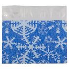 JAM Paper Foil Envelopes, Booklet, 5 x 6 1/8, Blue with White Snowflake, 100 Pack (01336166B)-Material: foil