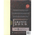 St. James Granite Bond Paper, Ivory, 24 lb, 8 1/2" x 11", 400 Pack-Premium quality 24 lb bond, granite finish