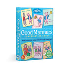 eeBoo Good Manners Conversation Cards/Polite Behaviour Everyday-Develop social and emotional intelligence: 48 illustrated 4.5 x 6 inch cards use picture prompts for conversations about emotional situations, in a sturdy 5 x 6.5 inch box