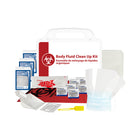 Wasip Body Fluid Cleanup Kit-This compact kit is designed to provide immediate clean up, removal, and disposal of body fluid spills, such as blood, vomit, or urine