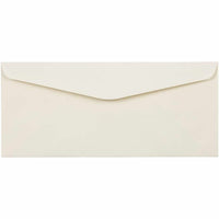 JAM Paper #10 Business Strathmore Envelopes - 4.125" x 9.5" - Ivory Wove - 50 Pack-Colour: Ivory