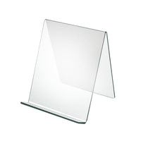 Azar Displays 8.75" x 8" x 8" Acrylic Easel Display, 10 Pack (515440)-Use to display various items such as phones, tablets, books and more
