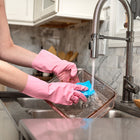 Vileda Scrunge Multi-Use Scrub Sponge - 2 Pack-Scrubbing surface safely cleans non-stick coatings without scratching