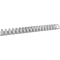 Southwest Combs - 19 rings - 1 1/2" - White - 100 Pack-Plastic Binding Combs