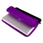 Vangoddy 15.6" Microsuede Laptop Sleeve - Purple-External case dimensions 16" x 11.25"
