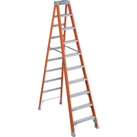 Louisville Ladder 10' Industrial Heavy-Duty Fibreglass Stepladder (FS1510)-Nominal Height: 10'
