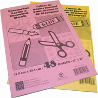 North American Paper Inc. Newsprint Scrapbook - Assorted - 10" x 14" - 48 Pages-10" x 14"