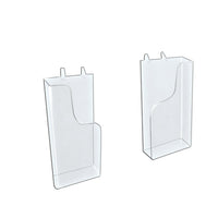 Azar Adjustable Brochure Holder For Pegboard/Slatwall, 10 Pack (252550-SET )-Brochure Holder