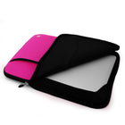 Vangoddy 15.6" Neoprene Laptop Sleeve - Pink-Interior case dimensions 15 x 10.25"