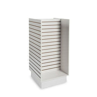 Econo Line EC-H2-24 M Slatwall Merchandizer, 24"W x 24"D x 54"H, White-Econo Line streamline merchandizer