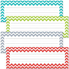 Creative Teaching Press All Grade Solids Name Plate Chevron, 216 Pack (CTP4517)-Theme/design: Chevron
