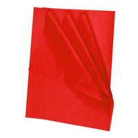 North American Paper Inc. Tissue Paper - 20" x 30" - Scarlet - 24 Sheets-Can be used for both packaging and decorations