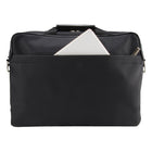 Vangoddy Laptop Shoulder Bag 15" - Black-2 carrying styles (hand carry and shoulder cross-body strap)