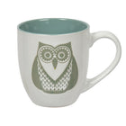 CTG Brands Owl Bullet Mug Set, 14 Pack oz, Brown, Beige, 6 Pack-Capacity: each mug holds up to 12 oz (355 ml) in volume