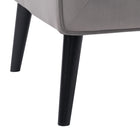 CorLiving LSS-301-C Elwood Modern Accent Chair in Grey-180-day limited manufacturer's warranty