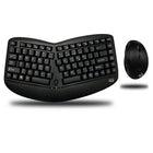 Adesso WKB-1150CB Tru-Form Media 1150 Wireless Ergo Mini Trackball Keyboard and Optical Ergo Mouse Bundle-2.4 GHz Radio Frequency Wireless Technology