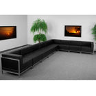 Flash Furniture HERCULES Imagination Black LeatherSoft Sectional Configuration, 9 Pieces-Add on pieces as your business grows