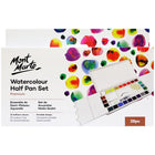 Mont Marte 28-Piece Watercolour Half-Pan Set-28 piece watercolour paint set