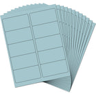 JAM Paper Laser/Inkjet Address Labels - 2" x 4" - Baby Blue - 12 Pack-Size: Medium (4 x 2 inches), Printer friendly labels are easy to create and customize