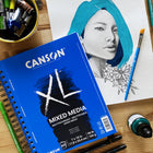 Canson XL Series Mixed Media Pad - 7" x 10" - 60 Sheets-Medium weight paper (98 lb.)