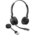 Jabra Engage 55 MS Stereo Headset-Wireless Technology: DECT, Up to 490 feet of wireless range