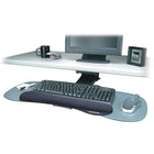 Kensington Expandable Keyboard Platform with SmartFit System-Ideal for workstations with multiple users