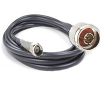 Turmode WF6008 6' Wifi Antenna Cable, 4.3" x 0.4" x 4.3", Black-6' N Female to SMA-RP Male LMR100 Cable