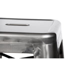 Plata Decor Tolix 26"H Stool - Gunmetal - 2 Pack-No assembly required
