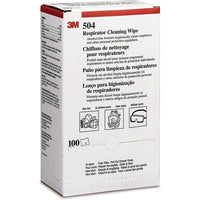 3M Respirator Cleaning Wipes - 10" L x 8" W-Used to clean elastomeric and silicone facepiece respirators