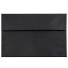 JAM Paper A7 Invitation Envelopes, 5.25 x 7.25, Black Linen Recycled , 250 Pack (V01205H)-Black linen recycled envelope