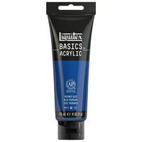 Liquitex Basics Acrylic Paint 1046420, Primary Blue, 118 mL Tube-Formulated with fine art pigments artist can depend on.