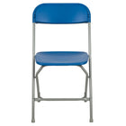 Flash Furniture HERCULES Series 650 lb. Capacity Premium Blue Plastic Folding Chair-Plastic Folding Chair