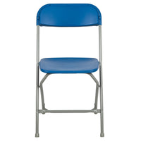 Flash Furniture HERCULES Series 650 lb. Capacity Premium Blue Plastic Folding Chair-Plastic Folding Chair