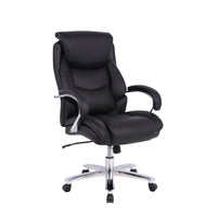 TygerClaw Executive High Back Big & Tall Office Chair-Built for big comfort with extra-wide seating and taller backrest designed for full-body support