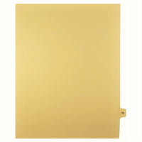 Mark Maker Legal Tabs - Letter Size - Buff - 1/15th cut - 25 tabs per package - 5 packages Pack - Number 73-Buff SingleTabs