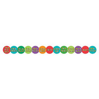 Hygloss 36' Die Cut Classroom Border, Be Your Best, 72 Pack-Design: Be your best