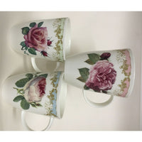 Roy Kirkham Louise Mug, Vintage Roses, 6 Pack-Set Includes: 6 Piece