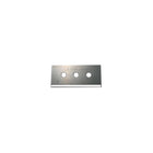 OLFA SKB-10 Four-Postion Safety Blade for SK-10 - Silver - 10 Pack-17.8mm Four-Position Safety Blade in plastic storage case