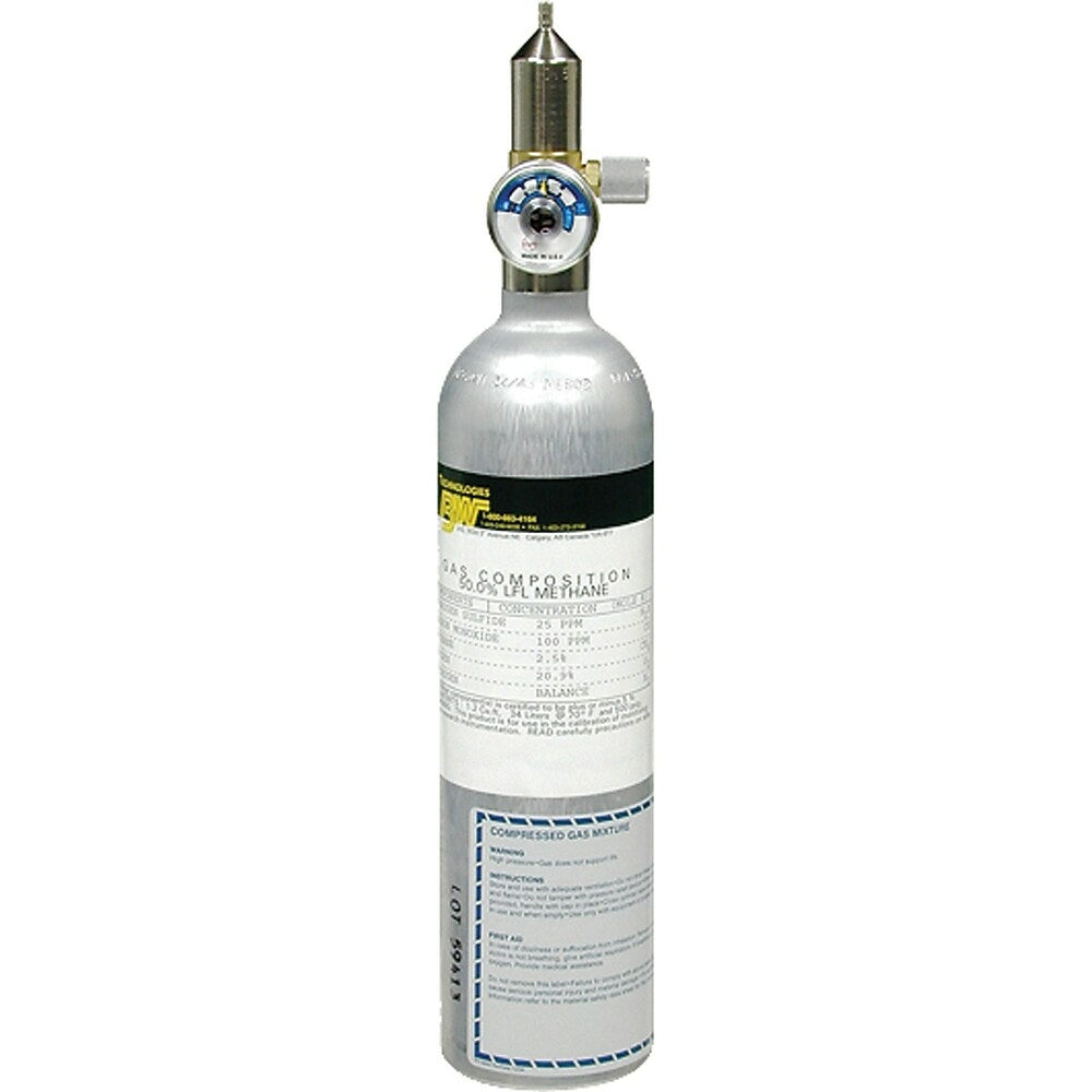 Bw Technologies By Honeywell Calibration Testing Gas Cylinder, 4