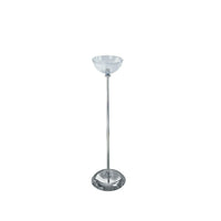 Azar Displays 8" Single Bowl Floor Stand (700954)-Display fixture