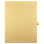 Mark Maker Legal Tabs - Letter Size - Buff - 1/25th cut - 25 tabs per package - 5 packages Pack - Number 114-Buff Single Tabs