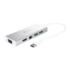 J5Create USB 3.0 Mini Dock-HDMI & VGA Dual Display/Gigabit Ethernet/ USB Hub