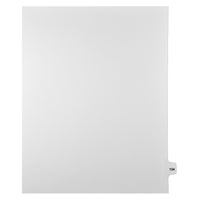 Mark Maker Legal Tabs - Letter Size - White - 1/15th cut - 25 tabs per package - 5 packages Pack - Number 134-White Single Tabs