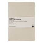 Gry Mattr Softcover Stone Paper Journal - A5 Format - 48 Pages - Cream/Light Blue - 2 Pack-Water Resistant Paper